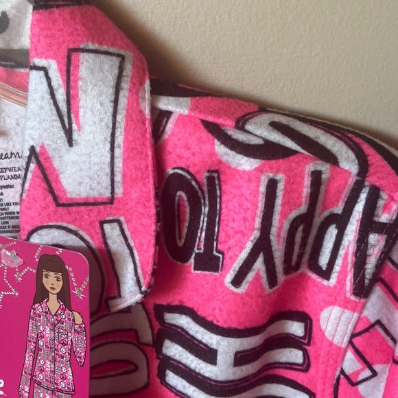 new justice 2 pc flannel pajama set / sleepwear set - Picture 7 of 7